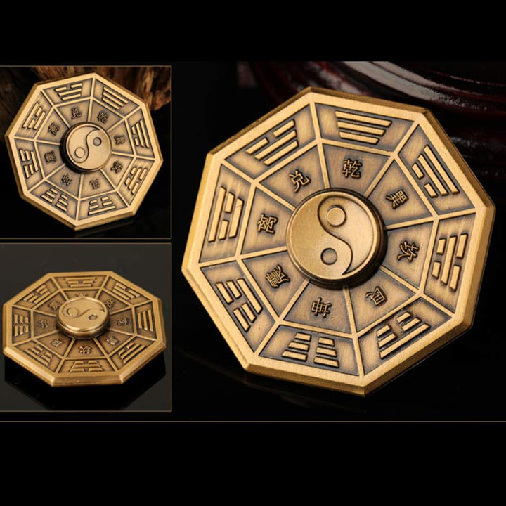 Buddha Stones Fidget Spinner bendición Tai Chi dedo mano Spinner decoración
