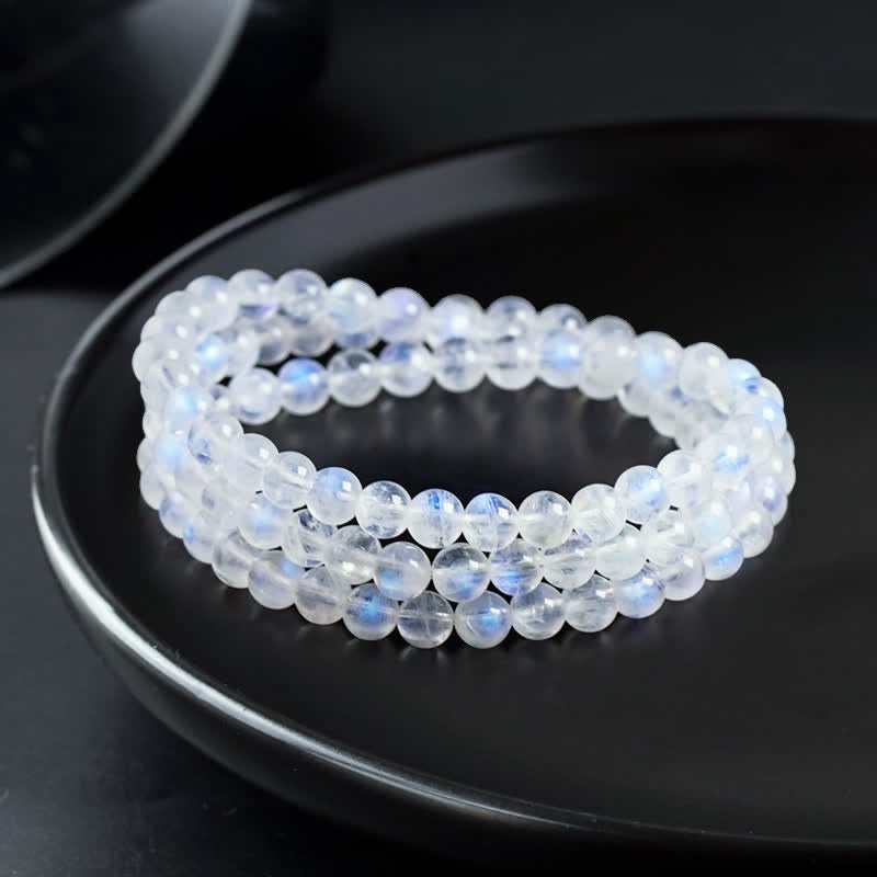Pulsera positiva curativa de piedra lunar