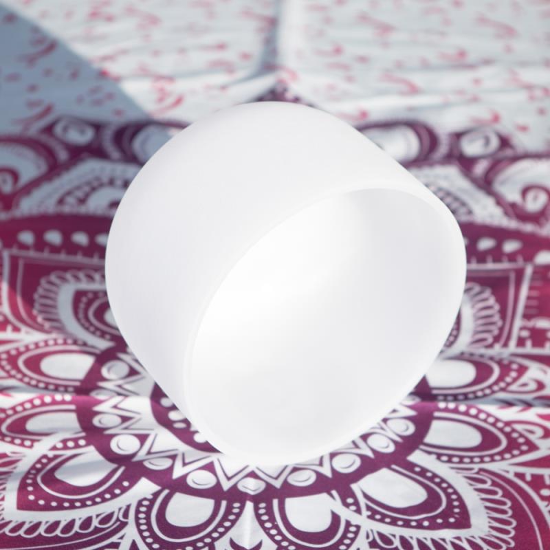 Cuenco de cristal tibetano hecho a mano para yoga, sanación y meditación. - image 1