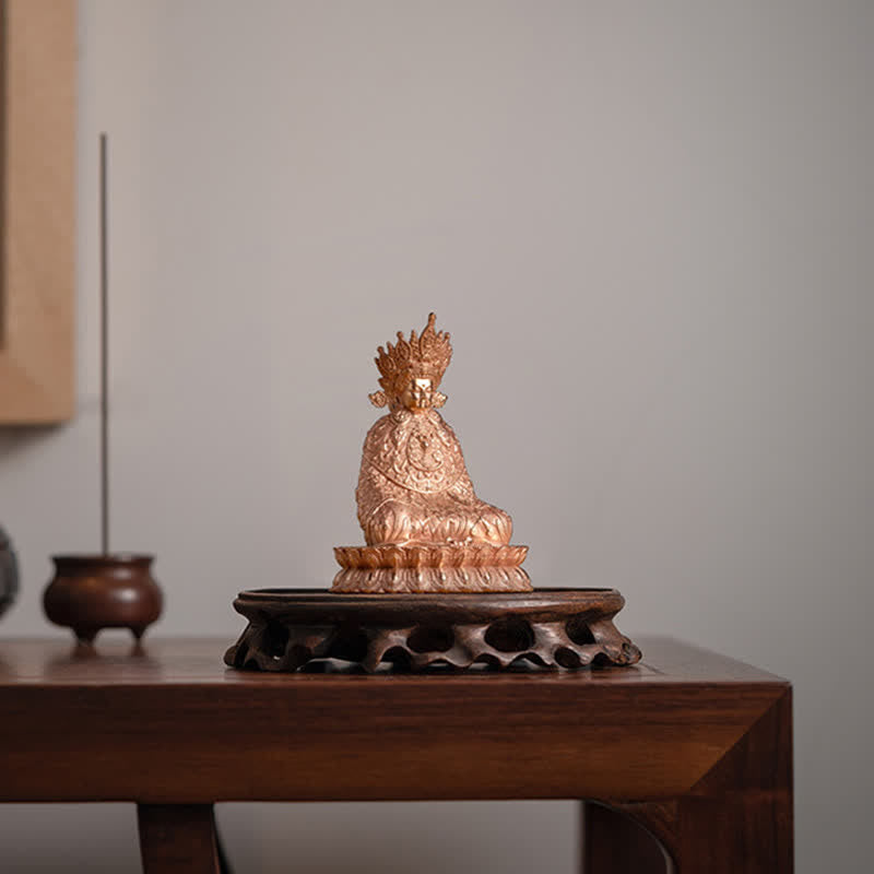 Estatua de cobre hecha a mano de la compasión de la estatuilla de Buda Shakyamuni Decoración
