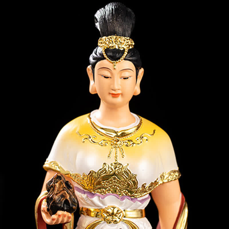 Estatua de resina de protección Bodhisattva Nuwa decoración del hogar