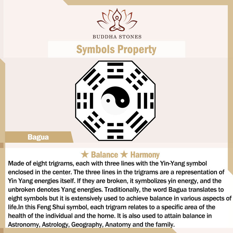 Buddha Stones Colgante de collar de acero de titanio con equilibrio Yin Yang Bagua - image 5
