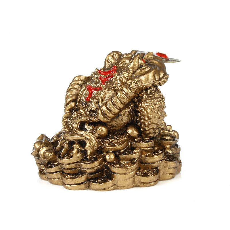 Buddha Stones FengShui Riqueza Decoración de rana de la suerte
