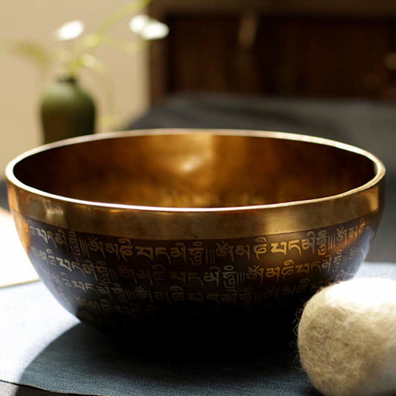 Juego de cuencos tibetanos Sutra hechos a mano para la sanación y la meditación. Energía positiva. - image 5