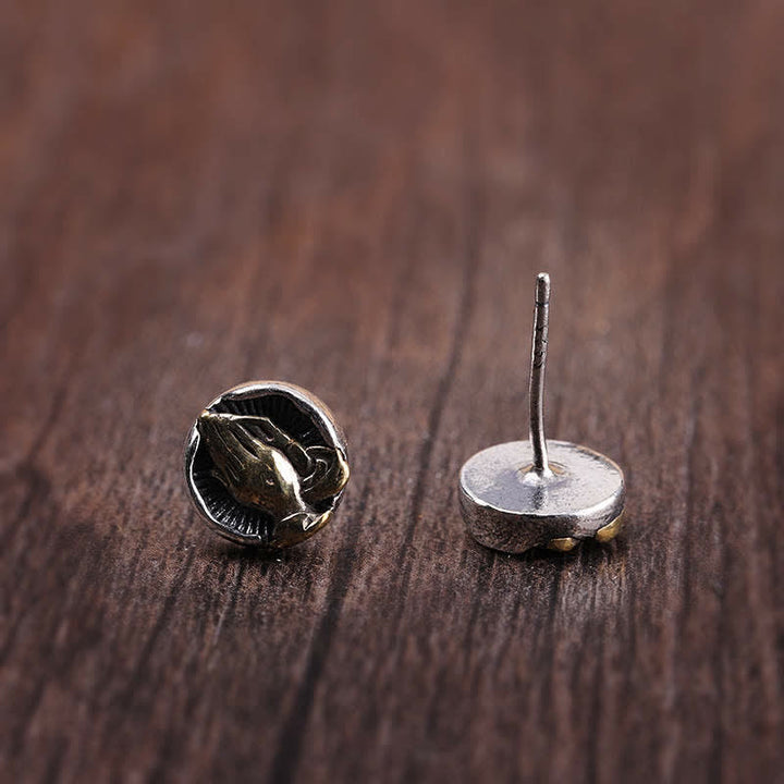 Pendientes de plata de ley 925 Namaste Igualdad - image 11