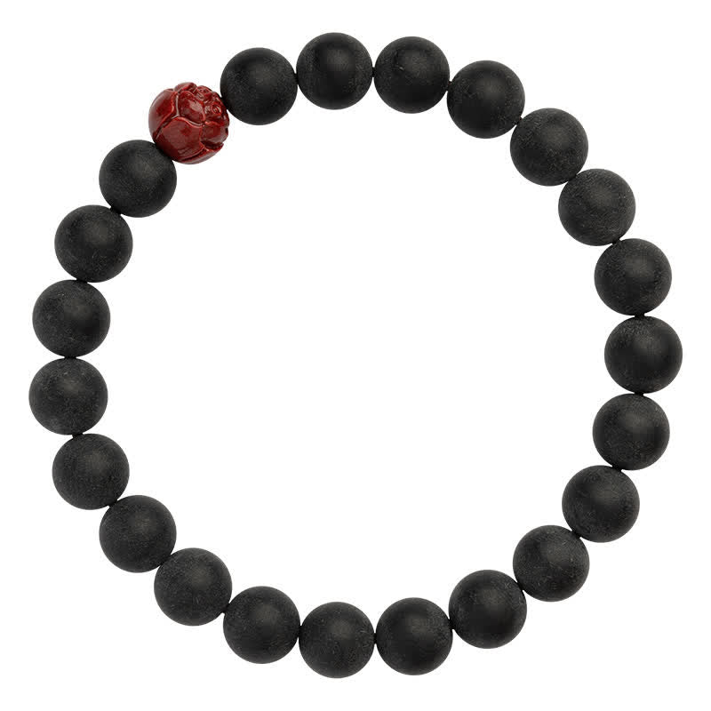 Pulsera curativa de loto cinabrio de ciprés tibetano