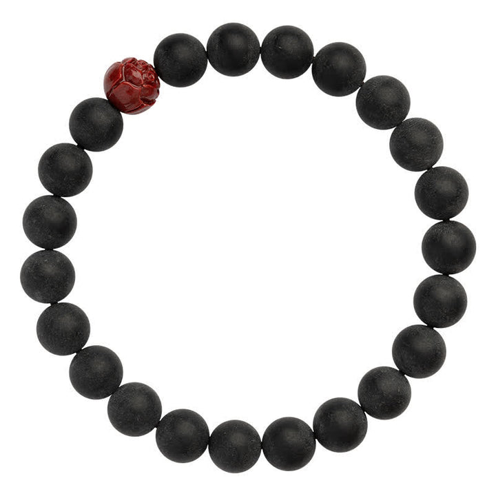 Pulsera curativa de loto cinabrio de ciprés tibetano