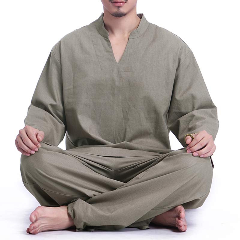 Conjunto de ropa de yoga para hombre con Buddha Stones, meditación, oración, práctica espiritual zen - image 2