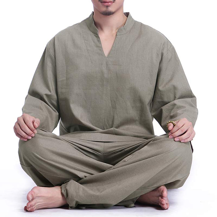 Conjunto de ropa de yoga para hombre con Buddha Stones, meditación, oración, práctica espiritual zen - image 2