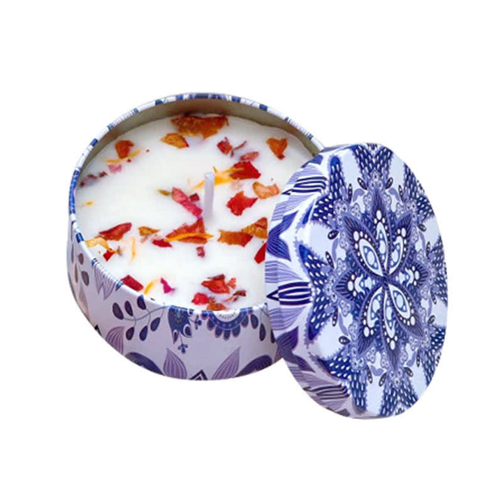 Té blanco Flor de jengibre Lavanda Gardenia Vela de cera de soja perfumada Regalo para familiares y amigos