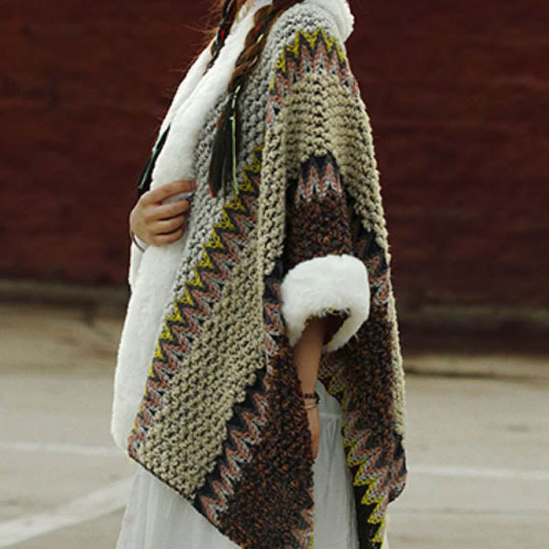 Mantón de rayas multicolor tibetano con Buddha Stones , bufanda de viaje acogedora para invierno