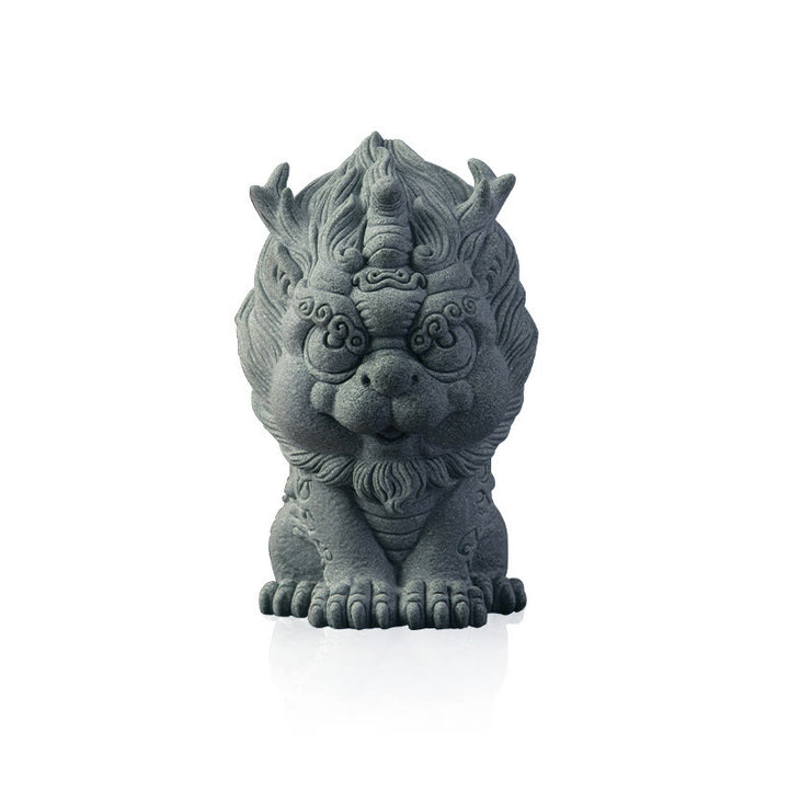Buddha Stones FengShui pequeño PiXiu riqueza suerte decoración del hogar - image 12