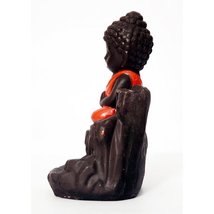 Quemador de incienso de bendición de cerámica, fuente de humo de reflujo de Buddha Stones , decoración