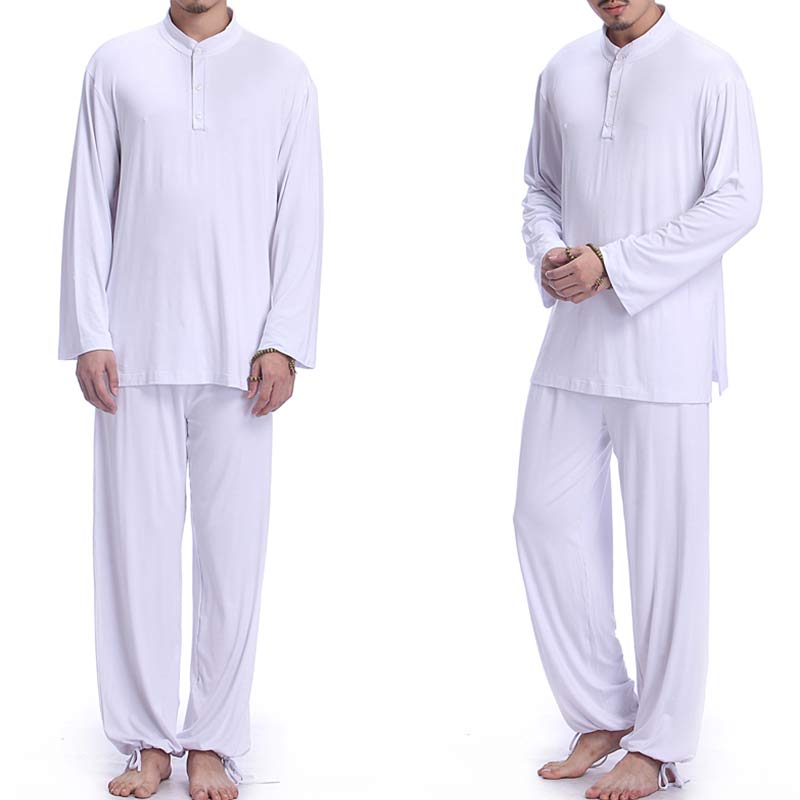 Conjunto de ropa para hombre para práctica de yoga, meditación, oración, tai chi, zen y espiritualidad con Buddha Stones - image 16