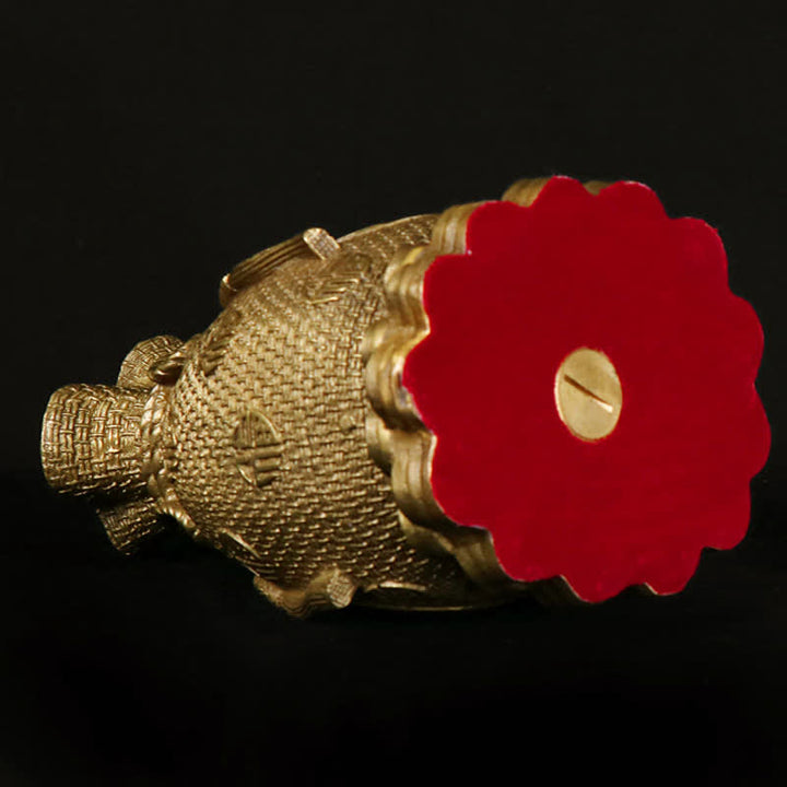 Chenrezig-estatuilla de Avalokitesvara de mil manos, protección de Bodhisattva Kuan Yin de doble cara, decoración de estatua de cobre sólido - image 8