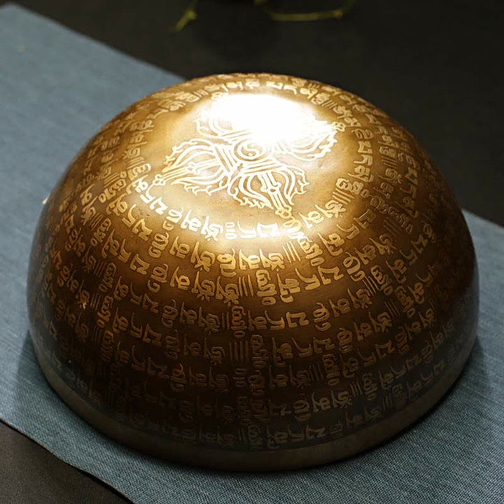 Juego de cuencos tibetanos Sutra hechos a mano para la sanación y la meditación. Energía positiva. - image 8