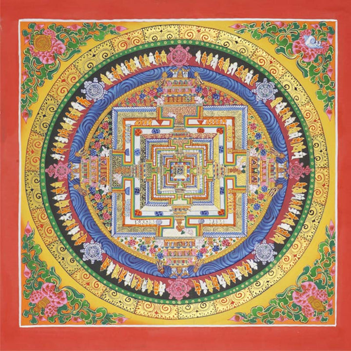 Buddha Stones tibetano Thangka pintura bendición decoración hecha a mano