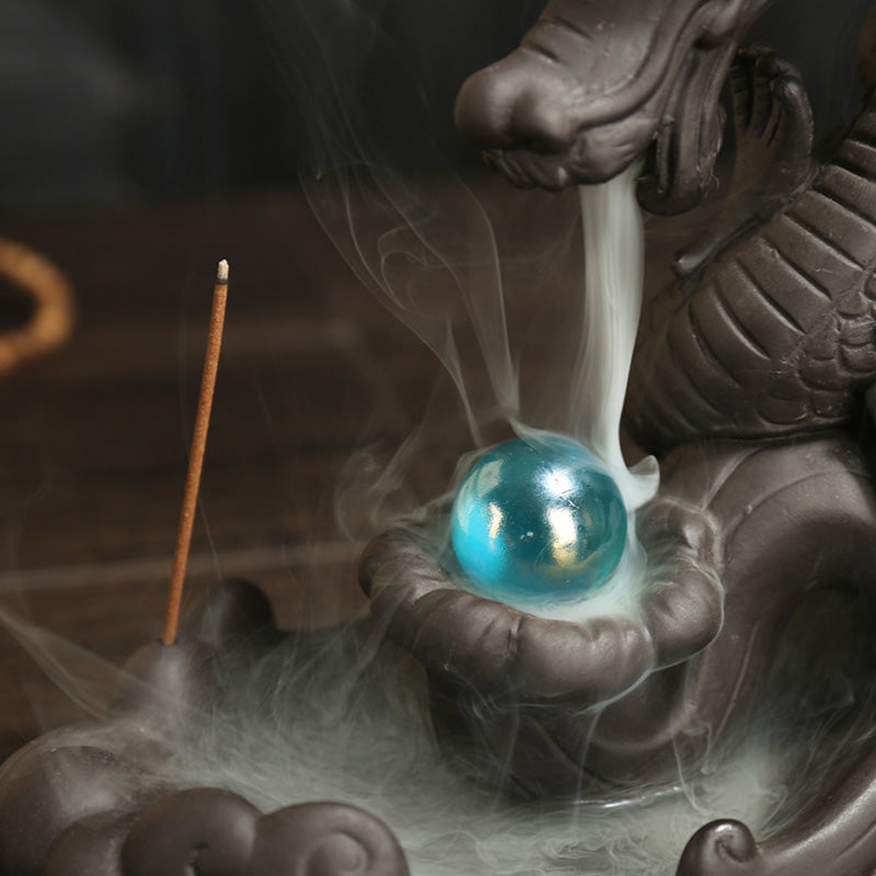 Quemador de incienso con protección de dragón tibetano, Buddha Stones , decoración - image 6