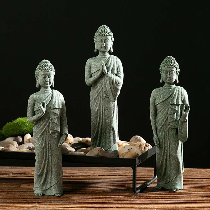 Estatua tibetana de meditación, contemplación, Buda, serenidad, compasión, decoración
