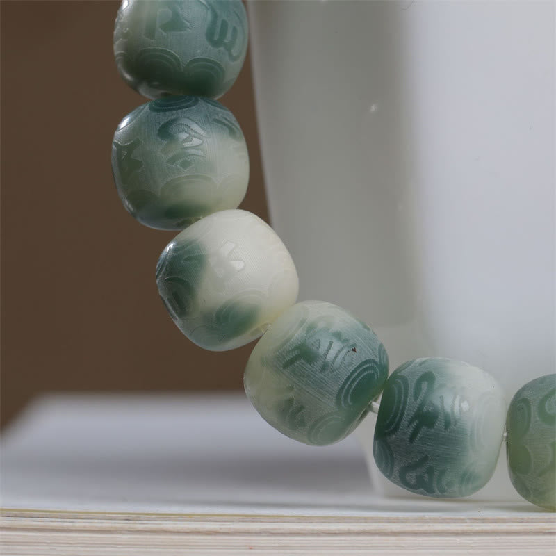 Buddha Stones , semillas Bodhi, Om Mani Padme Hum grabadas para mantener alejados los espíritus malignos
