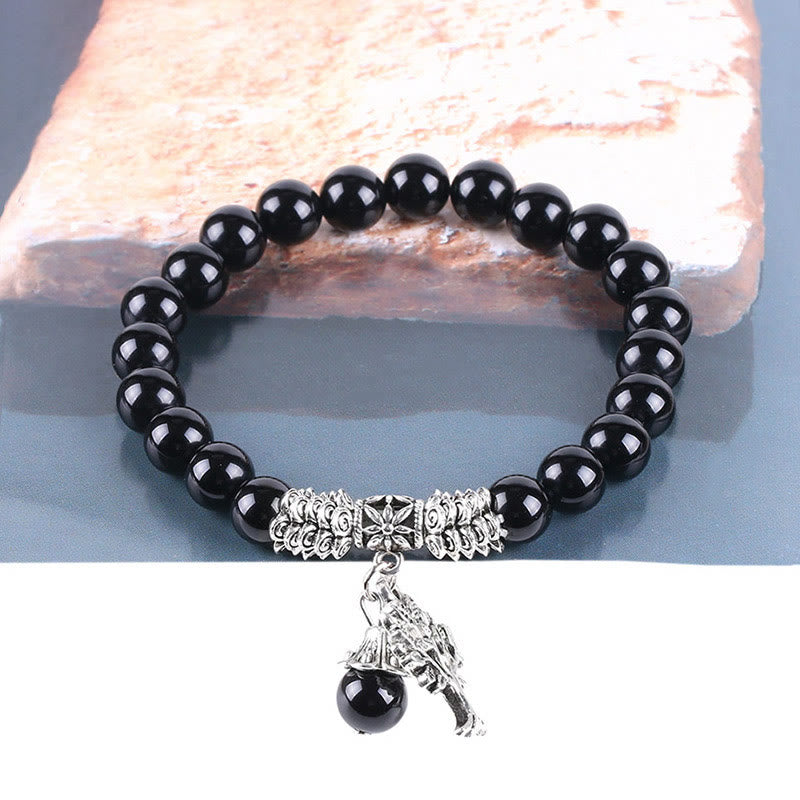 Pulsera elástica con amuleto de la suerte, árbol de la vida, Buddha Stones