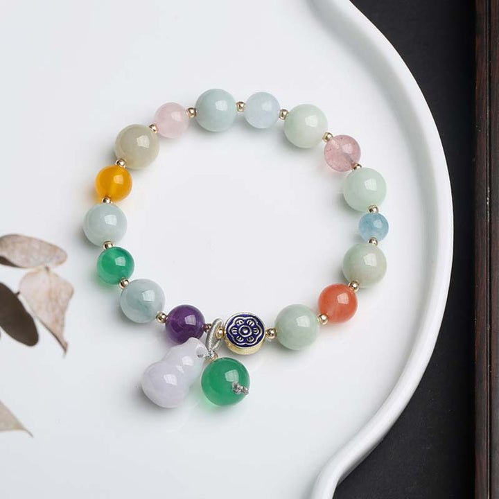 Pulsera de la suerte Pulsera de jade de calabaza