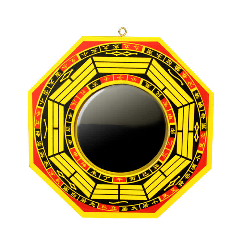 Espejo de mapa de energía de sala de estar de equilibrio de mapa Bagua de Feng Shui