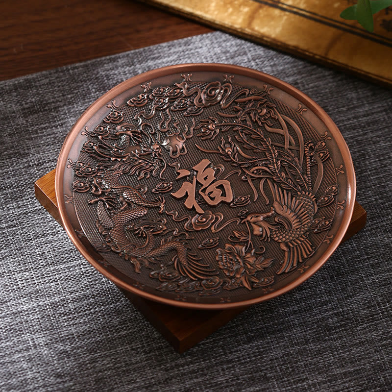 Buddha Stones, loto, dragón, Fénix, ocho símbolos propicios, soporte de varilla de incienso de aleación de Zinc, decoración quemadora de incienso curativo