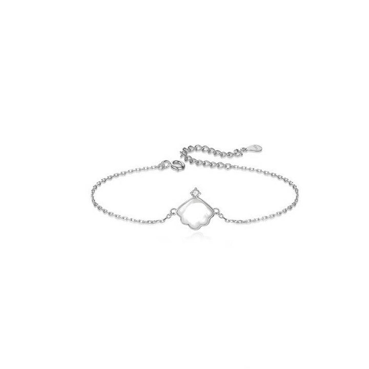Juego de joyas de plata de ley 925 con Buddha Stones, concha de piedra Tridacna, colgante, pulsera, pendientes