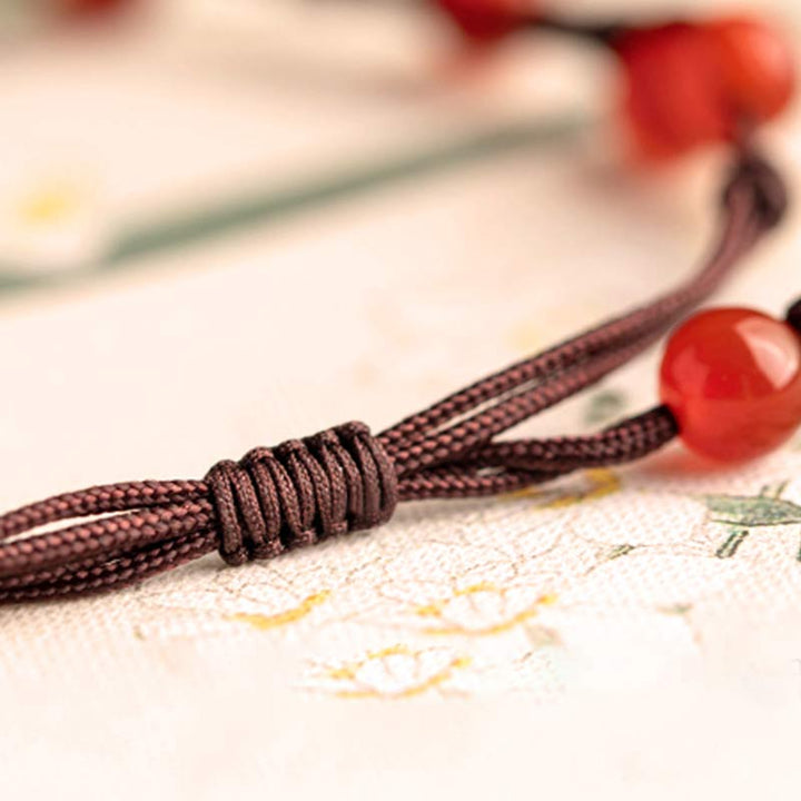 Buddha Stones con ágata roja, ágata musgosa y cinabrio para la calma