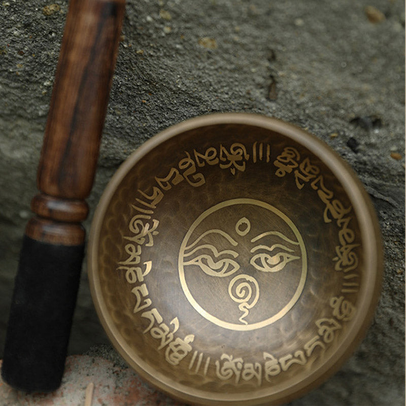 Juego de cuencos tibetanos artesanales para yoga y meditación. - 3,54 pulgadas (9 cm) - image 0
