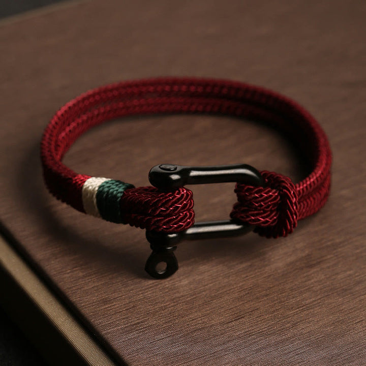 Pulsera con hebilla de acero inoxidable de la suerte de diseño simple con Buddha Stones