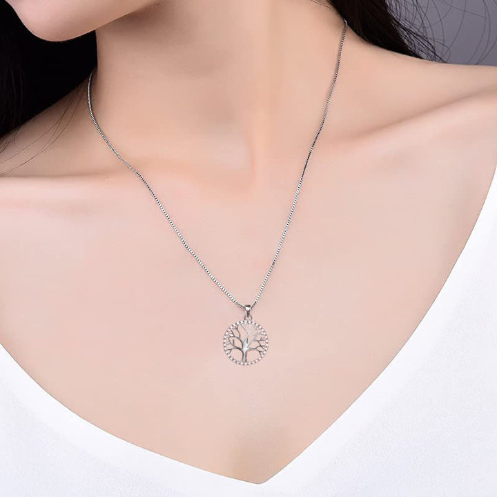 Colgante de collar de creación de plata de ley 925 con Buddha Stones, el árbol de la vida - image 3