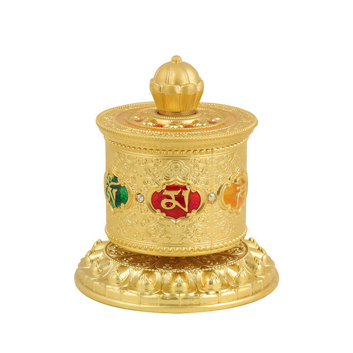 Decoración del coche de la rueda de oración de bendición tibetana