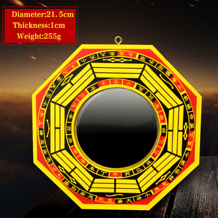 Espejo de mapa de energía de sala de estar de equilibrio de mapa Bagua de Feng Shui