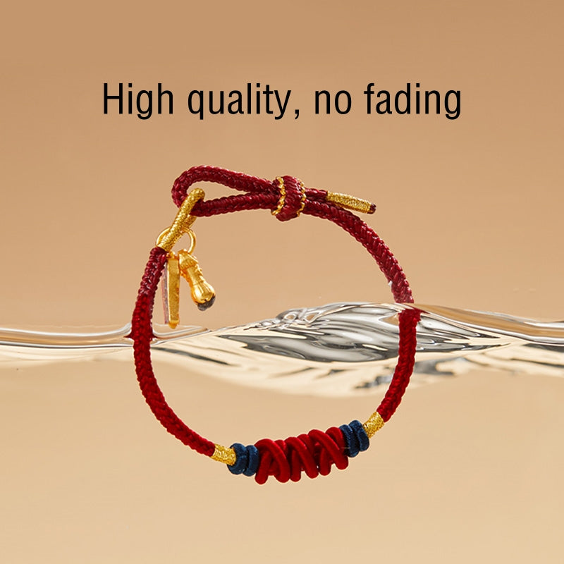 Pulsera trenzada con dije de pez Koi de plata de ley 925 con Buddha Stones