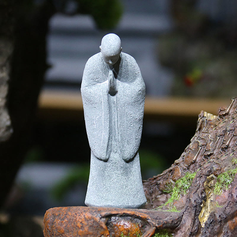 Buddha Stones Meditación Buda Monje Serenidad Decoración del Hogar