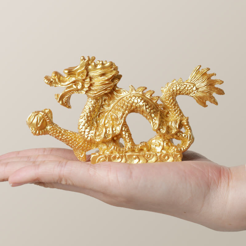 ❗❗❗Una venta flash: Buddha Stones Feng Shui Dragón Auspicioso Nube Riqueza Suerte Decoración