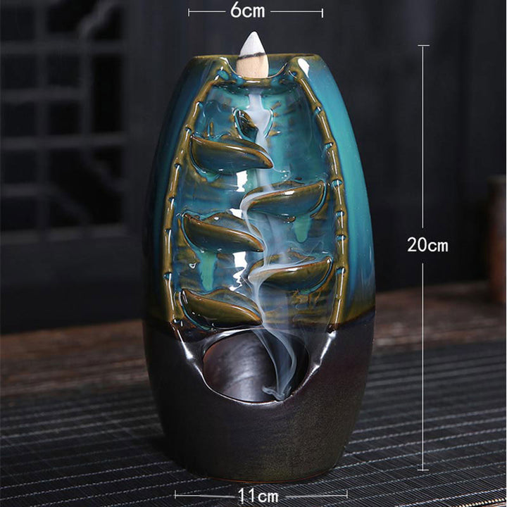 Quemador de incienso con protección de dragón tibetano, Buddha Stones , decoración