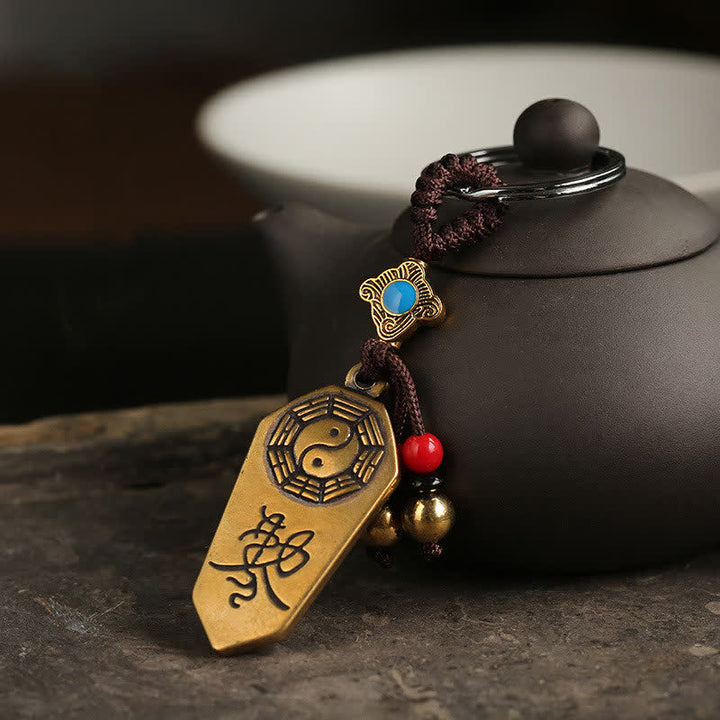 Llavero Feng Shui Bagua Yin Yang Equilibrio Paz