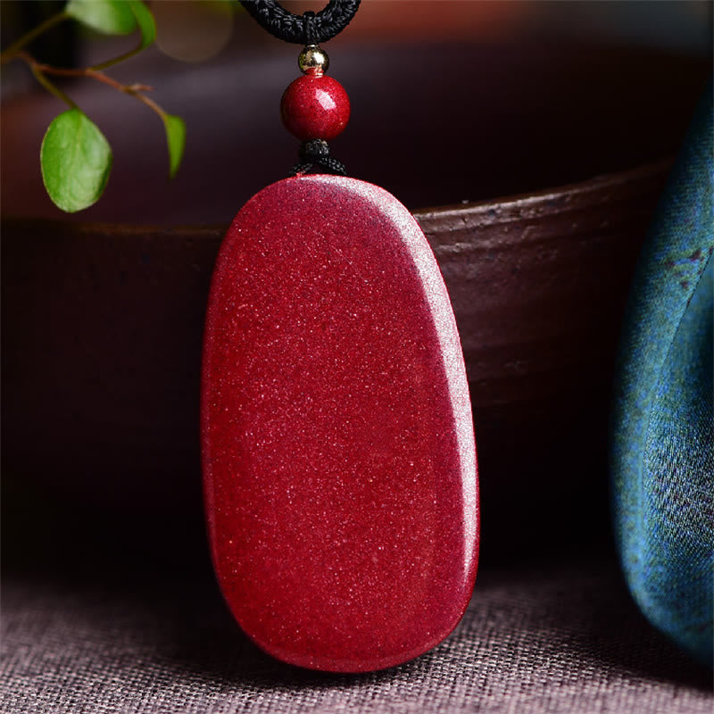 Buddha Stones, Buda sonriente, Yin Yang, calabaza del zodiaco chino, colgante de collar con bendición de cinabrio Natural - image 4