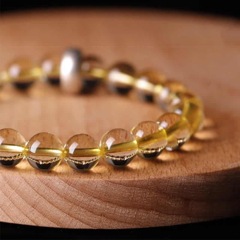 Pulsera de protección de citrino de Buda natal del zodíaco chino de plata de ley 925 - image 17