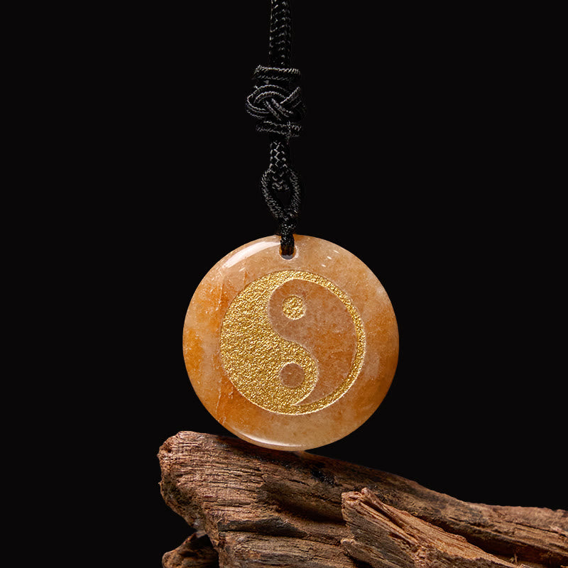Buddha Stones, varios cristales, amatista, ojo de tigre, Aventurina verde, Yin Yang, collar espiritual, colgante