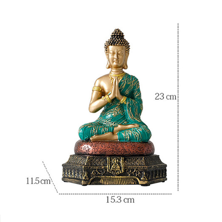 Decoración de estatua de resina de compasión de Buda de Buddha Stones de Buda