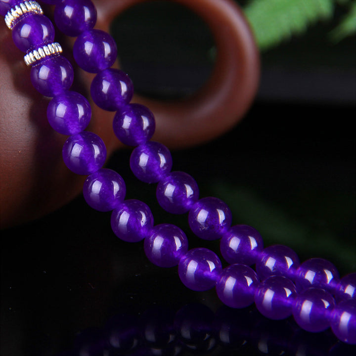Buddha Stones La pulsera de riqueza Pixiu de amatista