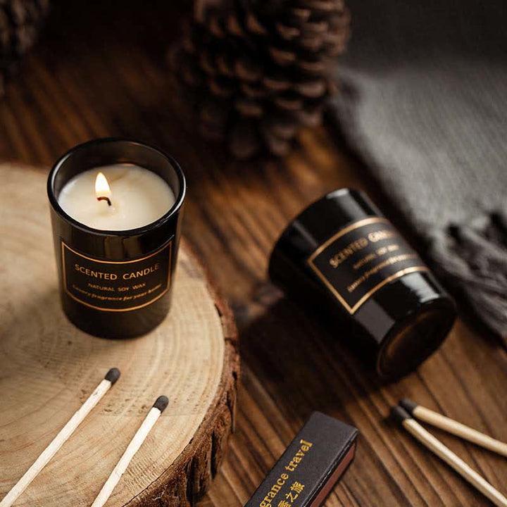 Blue Bell Pear Freesia Fragancia Meditación Oración Aromaterapia Vela de Cera de Soja - image 5