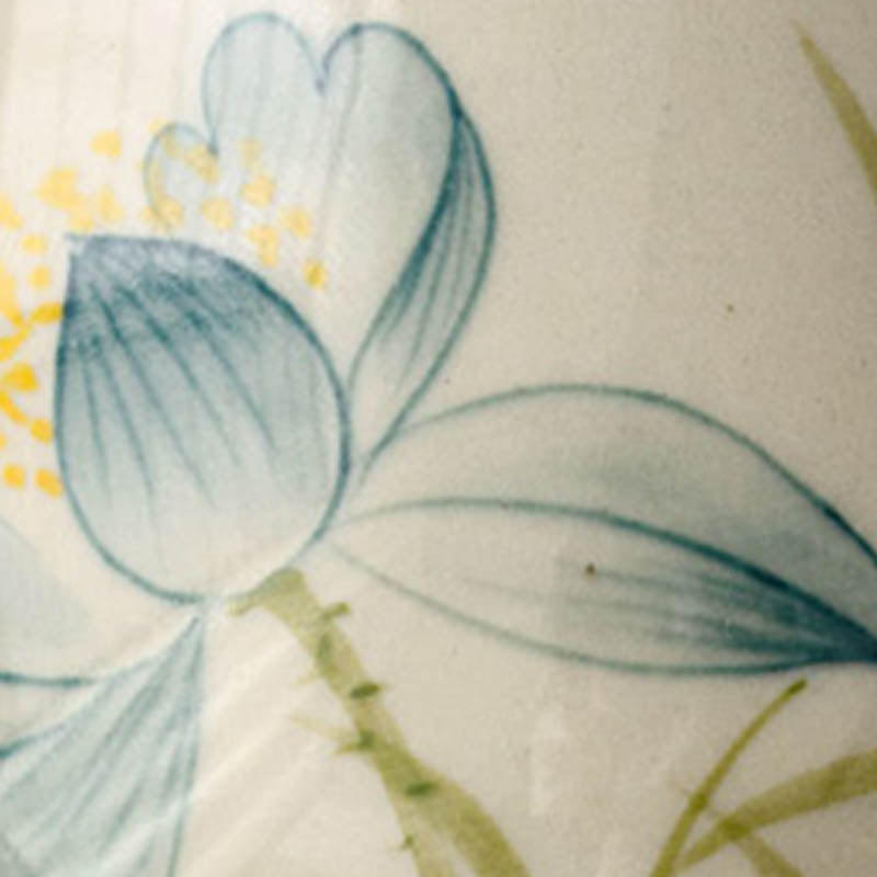 Taza de té de cerámica de flor de loto pintada a mano con Buddha Stones, taza de té de Kung Fu