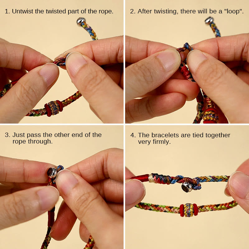 Pulsera hecha a mano con Buddha Stones para niños y adultos, pulsera colorida de la suerte del Festival del Barco del Dragón, cuerda colorida
