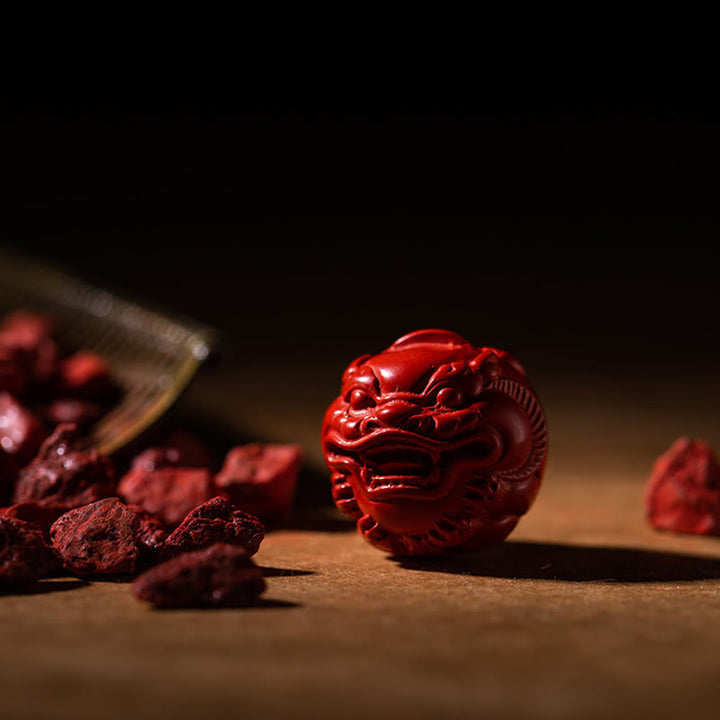 Buddha Stones Tíbet Om Mani Padme Hum PiXiu moneda de cobre hoja pequeña sándalo rojo cinabrio protección llavero