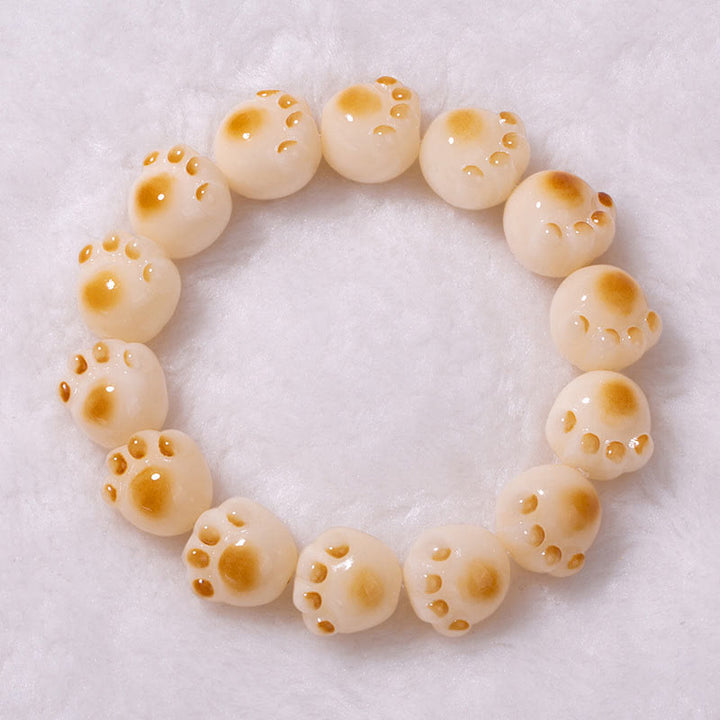 Pulsera de paz con semillas de Bodhi y garra de gato con Buddha Stones - image 16
